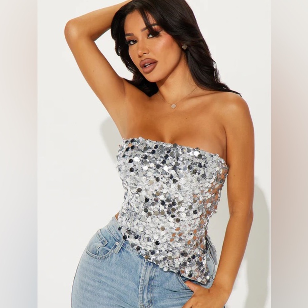 Fashion Nova Sequin Top